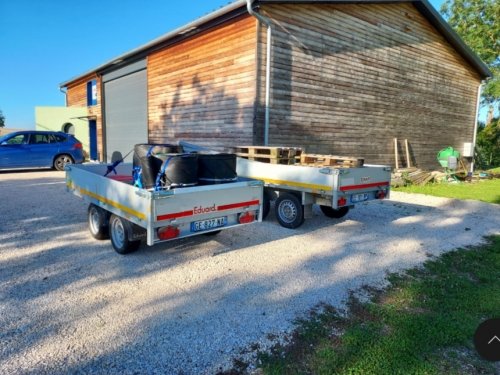 Remorque Location Plateau Multi Usage 2500kg
